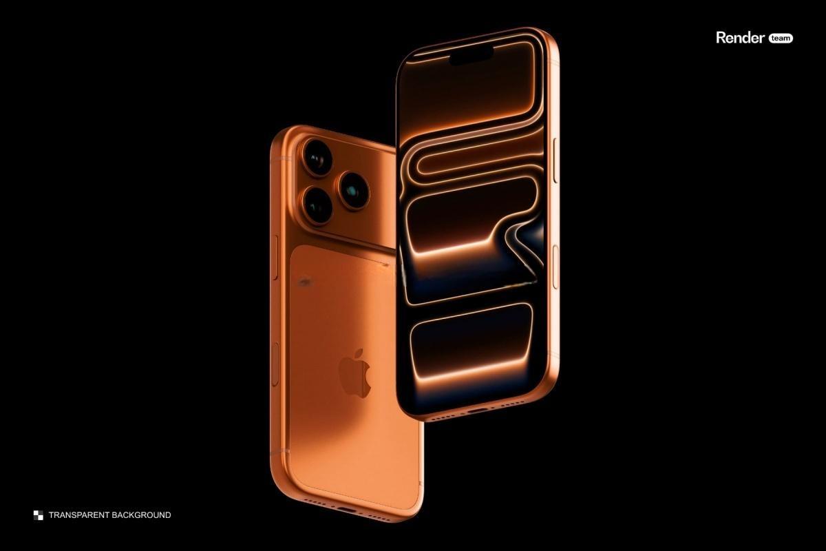 极简iPhone 17 Pro手机UI界面屏幕设计展示PSD样机 Phone 17 Pro Mockup Set（13558）