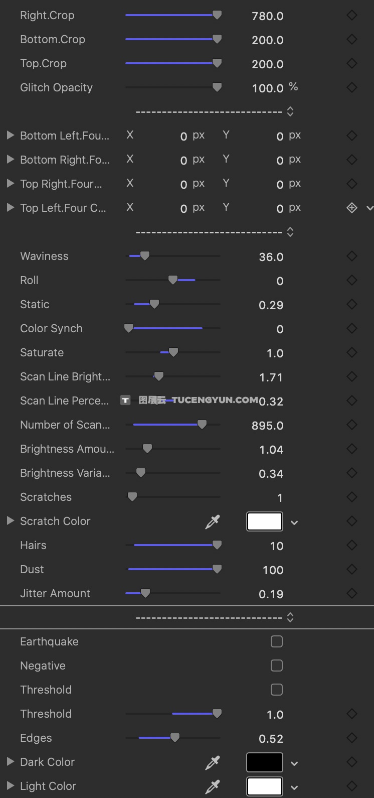 FCPX插件：全新区域选择性故障毛刺干扰视觉效果 Selective Glitch Effect（13677）