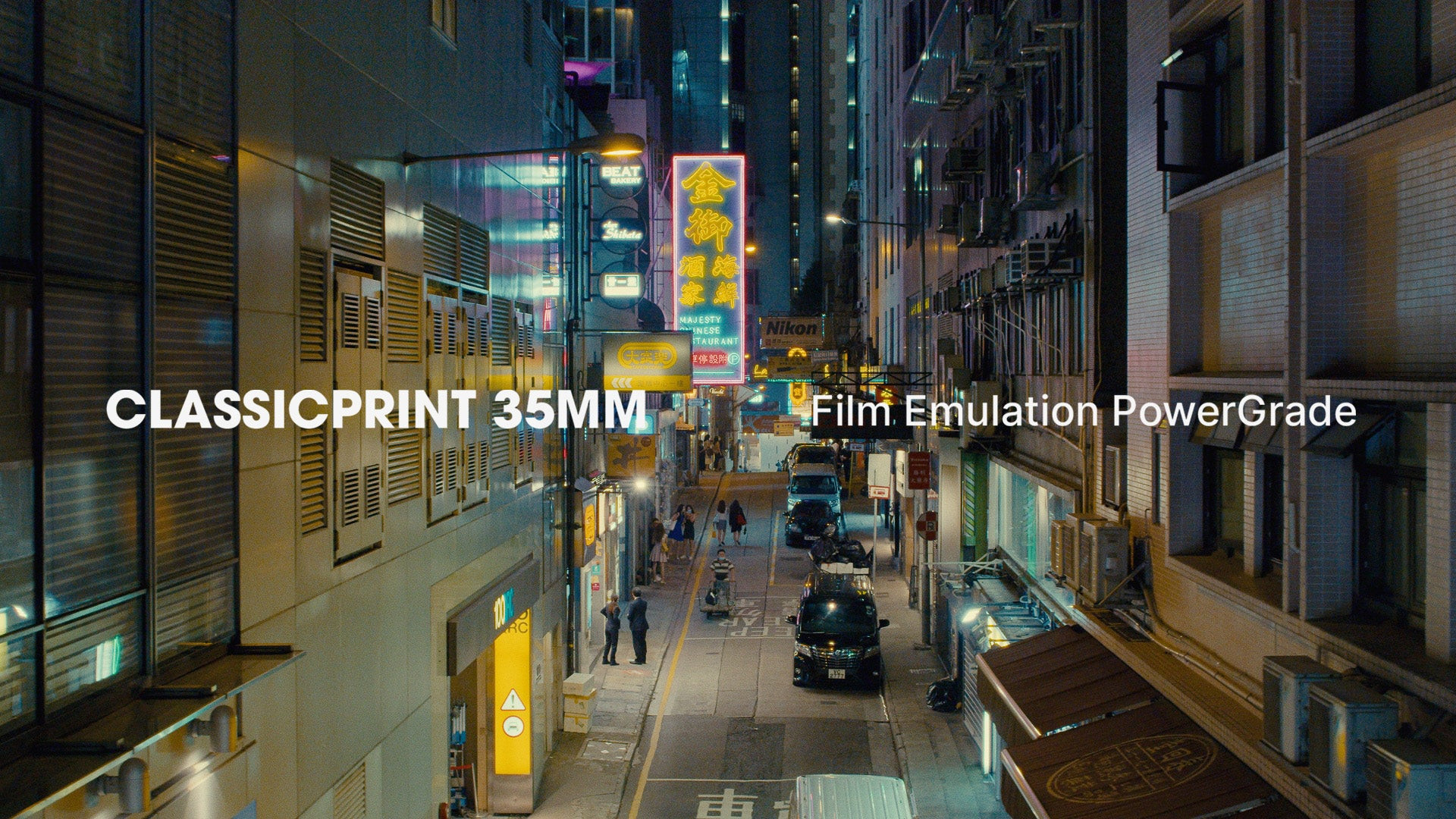 ClassicPrint 35mm Film Emulation PowerGrade V5 港风美学经典35mm胶片模拟电影视觉效果色彩分级达芬奇调色节点+LUT调色预设（10604）