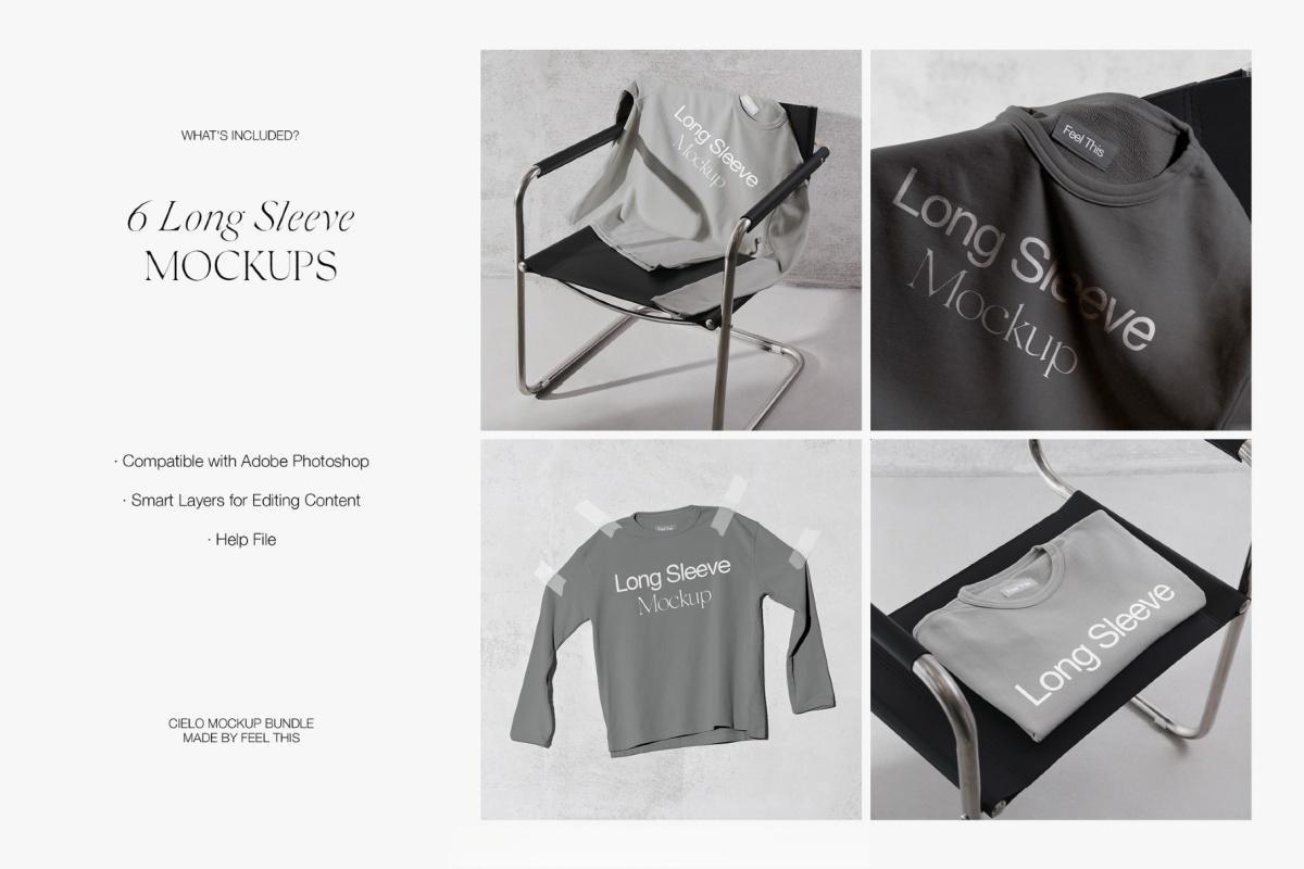 25个极简主义高分辨率服装包装印刷品海报场景PSD样机 Device & Branding Bundle（13559）