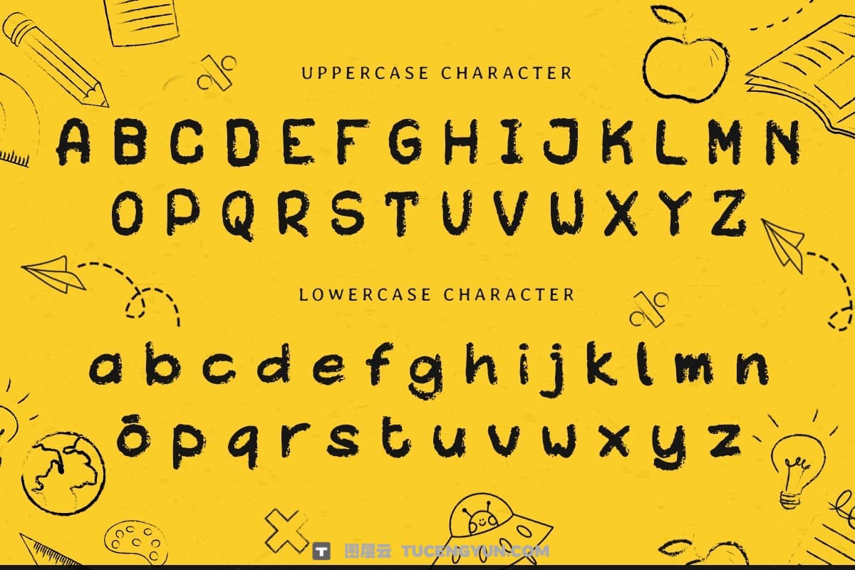 英文字体：真实粗糙艺术感黑板手写粉笔触感创意封面海报设计字体 Boardly – Rough Handwritten Chalk Font（13359）