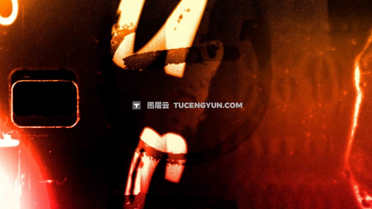 复古美感胶片纹理损坏划痕灰尘磨损叠加层无缝转场过渡+音效素材 GRUNGY Film Damage with SOUND（13256）