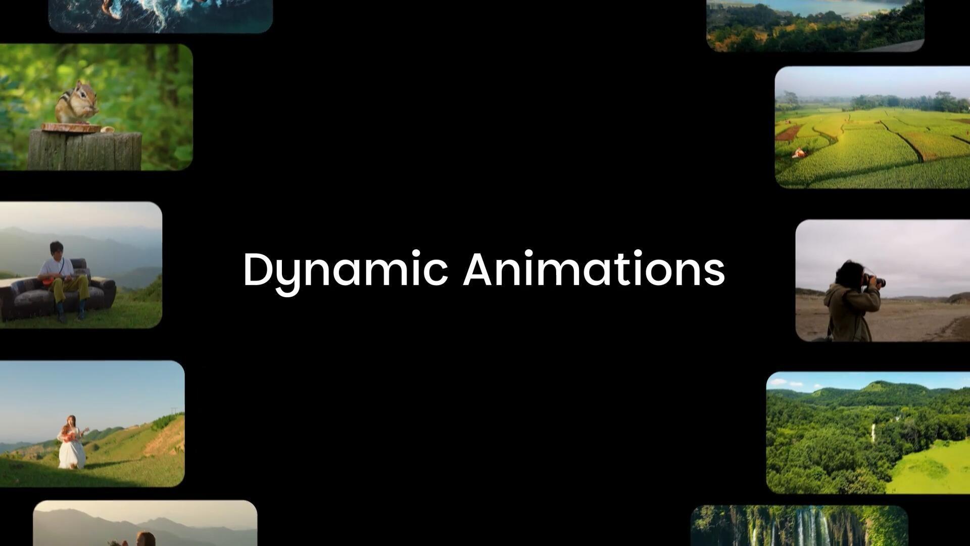 AE模板：极简美学沉浸式裸眼3D立体环绕照片轮播照片视频展示效果（13605）