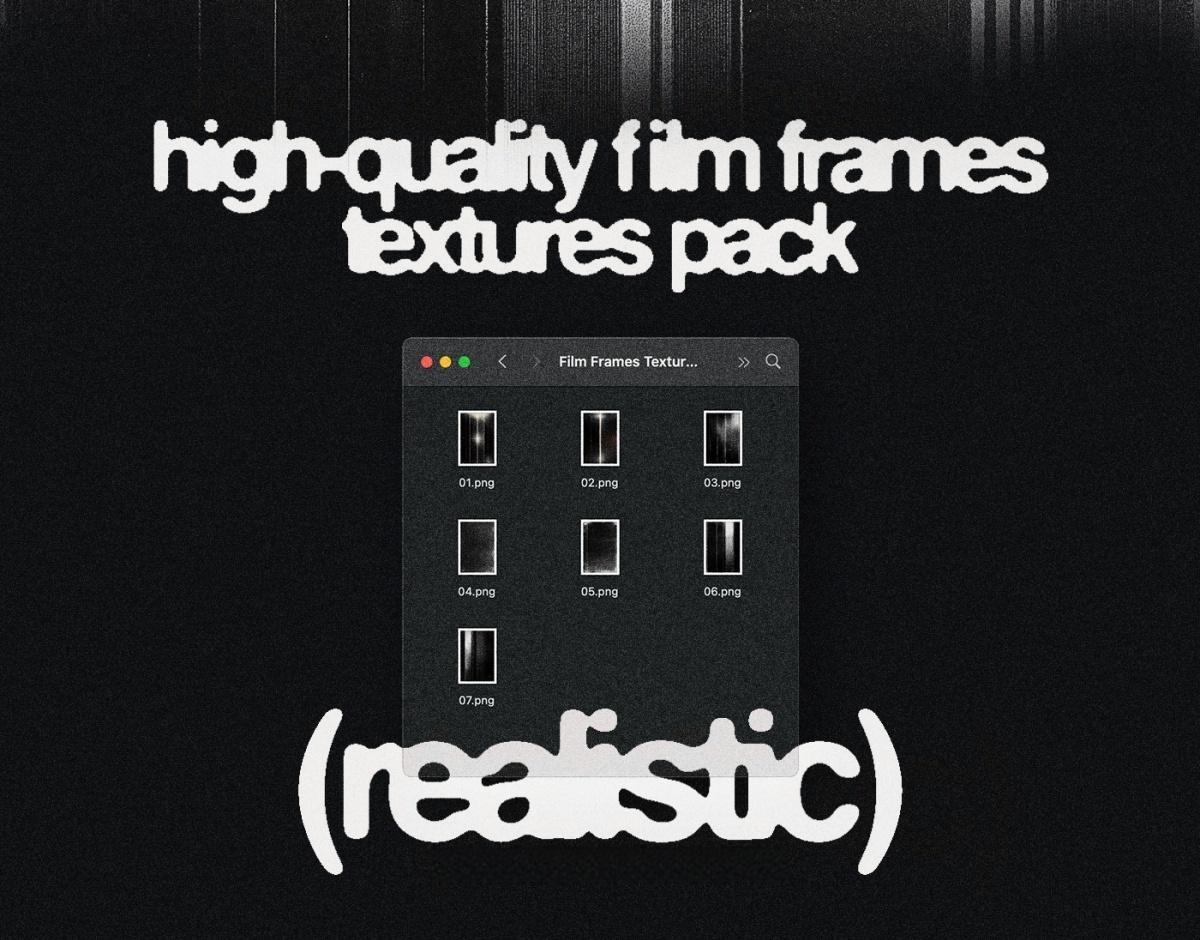 200个复古美学完美颗粒感胶片帧叠加纹理素材包 Züli – 200 Grainy Film Frames Textures Packs V.02（13486）